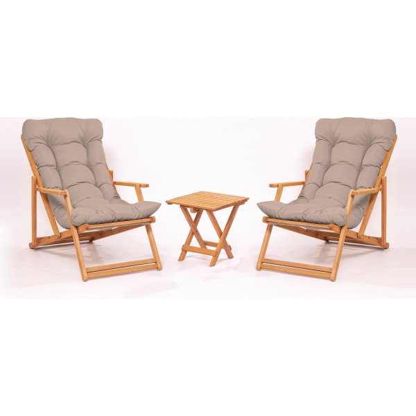 Playa loungeset XL - Brun