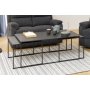 Infinity soffbord trio 120 x 60 cm - Svart