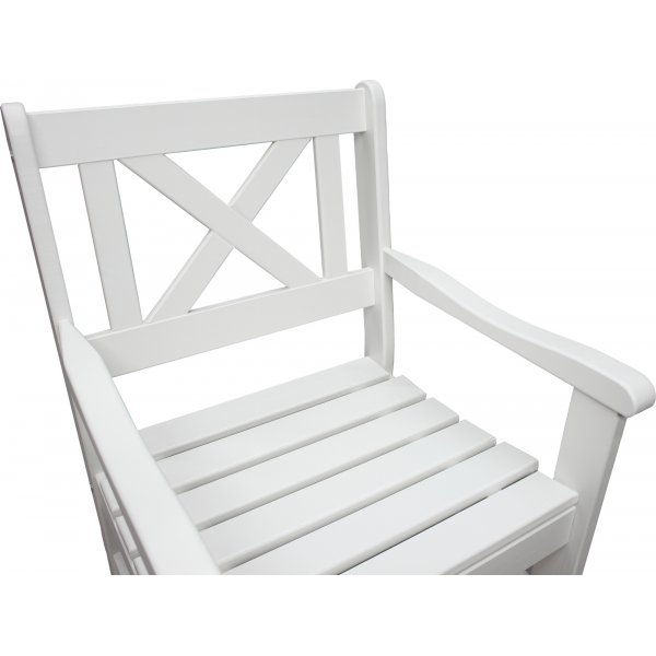 Europe vit utefåtölj + Textilrengöring för möbler Europe vit utefåtölj + Textilrengöring för möbler