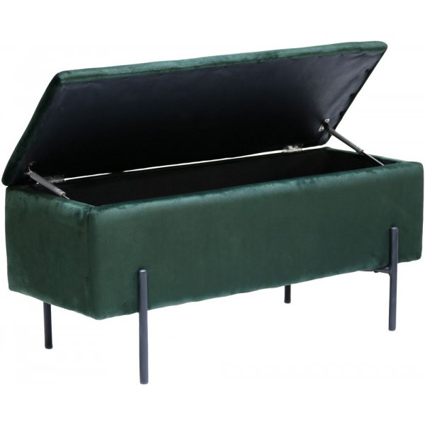 Watford Bank met opberger - Groen