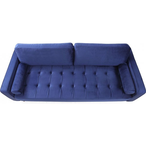 Canapé 3 places Rome - Bleu marine Canapé 3 places Rome - Bleu marine