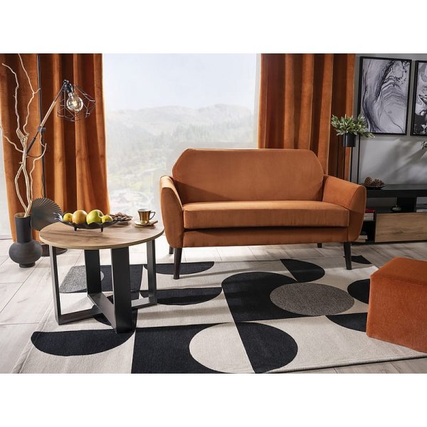 Table basse Egoa 65 cm - Chne/noir