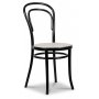 Jasmine matgrupp med bord och 6 st svarta Thonet stolar - Oljad ek / Granit