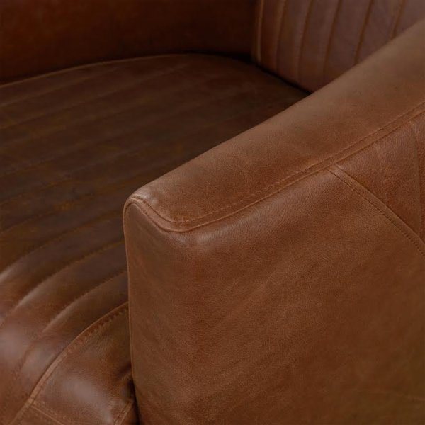 Heritage Clubfåtölj i anilinläder (stripes) Heritage Clubfåtölj i anilinläder (stripes)