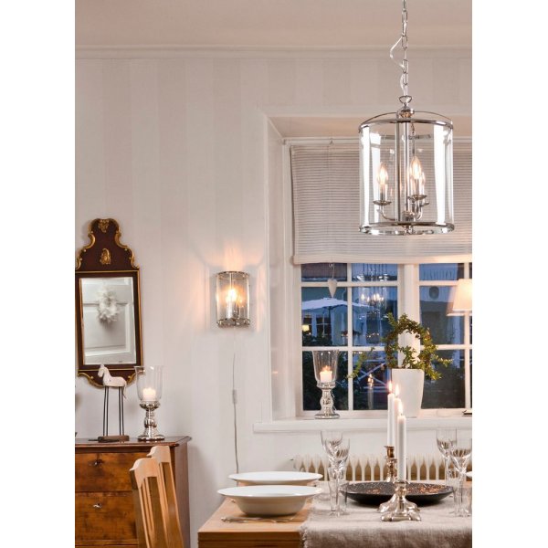 Plafonnier Budgie - Chrome/clair Plafonnier Budgie - Chrome/clair