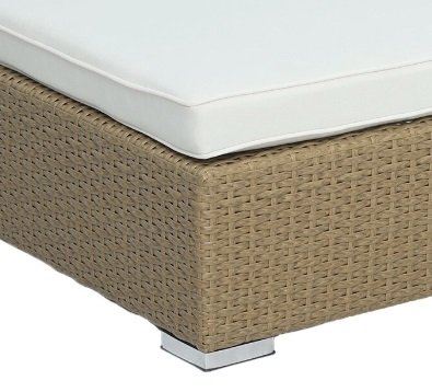 Solsängar 2 st med bord - Natur rotting Solsängar 2 st med bord - Natur rotting