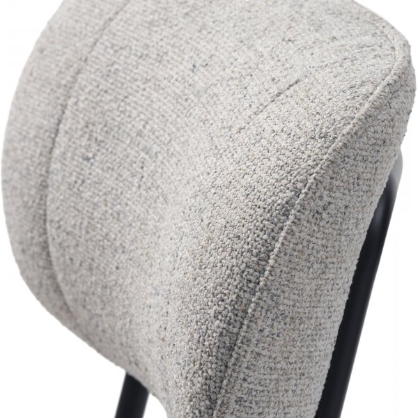 Chaise de salle  manger Bison - Blanc cass