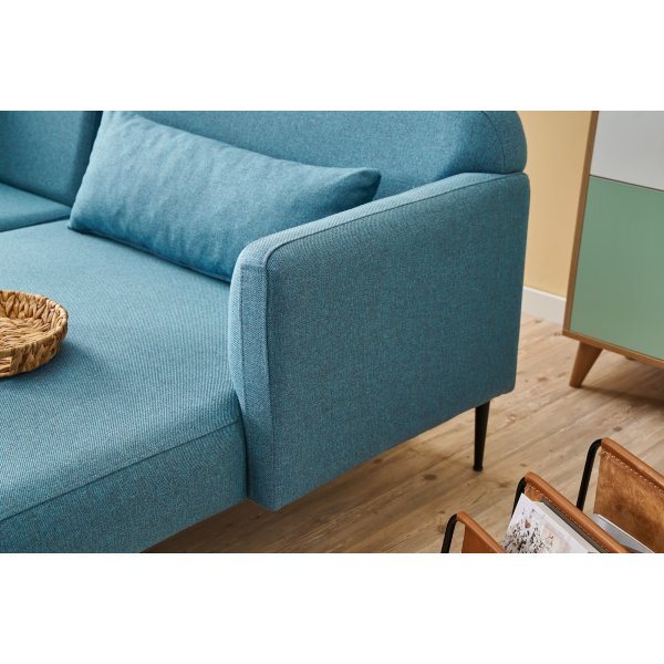 Canap-lit Revos  droite - Turquoise