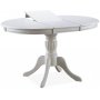 Eettafel uitschuifbaar 106-141 cm wit