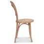 No 10 matstol med rottingsits och -rygg - Vintage