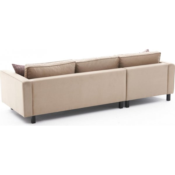 Canapé en velours beige Canapé en velours beige