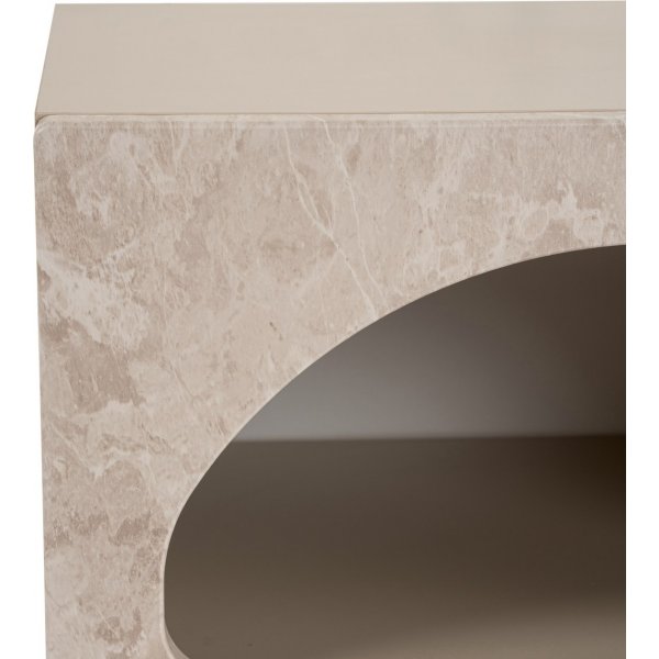 Table de chevet Liva - Travertin Table de chevet Liva - Travertin