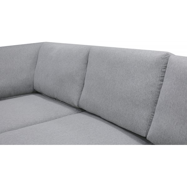 U-soffa med förvaring 367 cm grå + Fläckborttagare för möbler U-soffa med förvaring 367 cm grå + Fläckborttagare för möbler