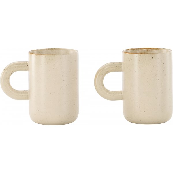 Active kaffekopp 7 cm - Beige/Svart
