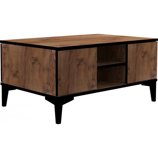 Table basse Cide 90 x 60 cm - Pin/noir Table basse Cide 90 x 60 cm - Pin/noir