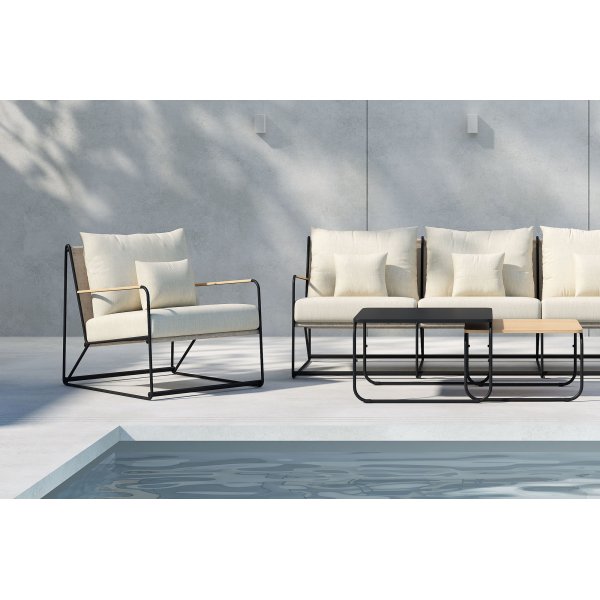 Palazzo soffgrupp - Svart/Beige Palazzo soffgrupp - Svart/Beige