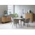 Bubbel runt matbord 120 cm i oljad ek