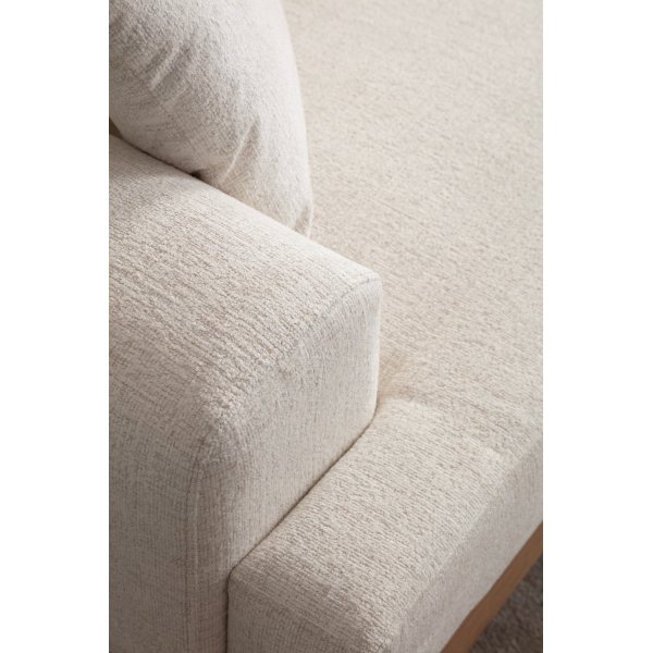 Canapé 3 places Eti - Blanc/chêne Canapé 3 places Eti - Blanc/chêne