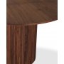 Nova eetgroep, uitschuifbare eettafel 130-170 cm incl. 6 zwarte Alicia stoelen van buighout - Walnoot + 3.00 x Meubelpoten
