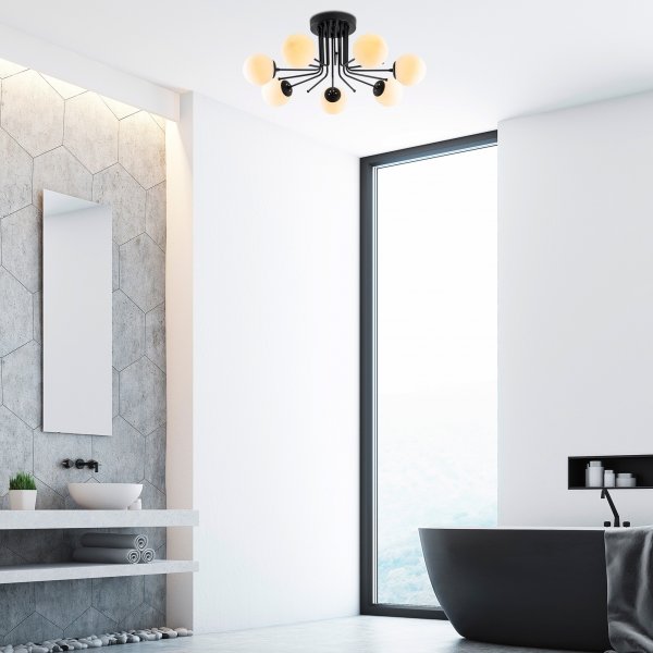 Plafonnier Daisy 147-AV - Noir/blanc Plafonnier Daisy 147-AV - Noir/blanc