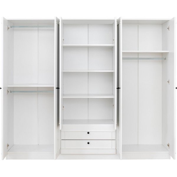 Armoire Lia 210 x 52 x 210 cm - Blanc Armoire Lia 210 x 52 x 210 cm - Blanc