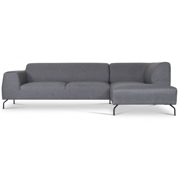 Corona soffa med öppet avslut (höger) - Grå (tyg) Corona soffa med öppet avslut (höger) - Grå (tyg)