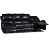 Enjoy Chicago reclinersoffa - 4-sits (el) i svart konstläder Enjoy Chicago reclinersoffa - 4-sits (el) i svart konstläder