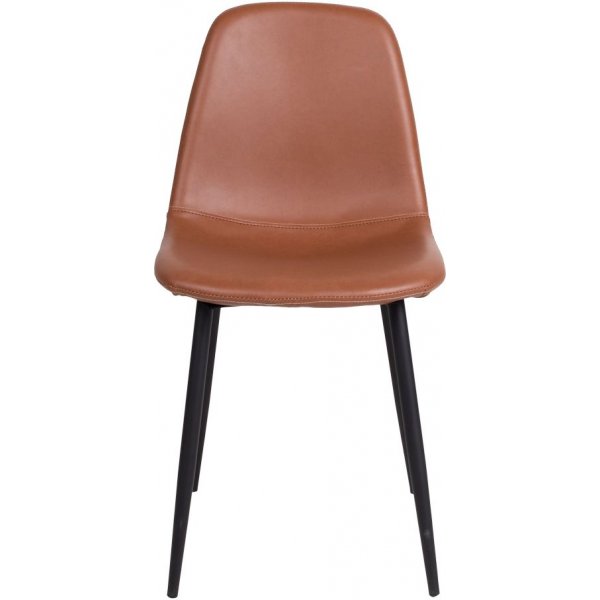 Chaise de salle à manger Stockholm - Marron clair/noir Chaise de salle à manger Stockholm - Marron clair/noir