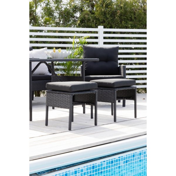 Groupe de canapés Knock - Noir Groupe de canapés Knock - Noir