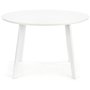 Muriel runt matbord 120 cm - Vit
