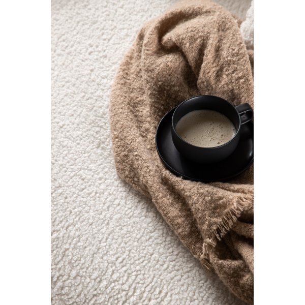 Canap 2 places Kelso - Teddy blanc