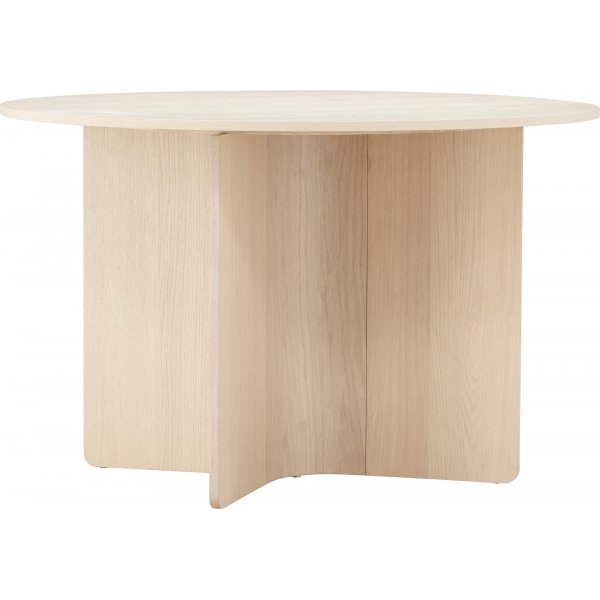 Table à manger Tyresö Ø120 cm - Blanchi Table à manger Tyresö Ø120 cm - Blanchi