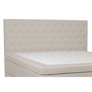 Sänggavel med knappar 160 cm bred beige Sänggavel med knappar 160 cm bred beige