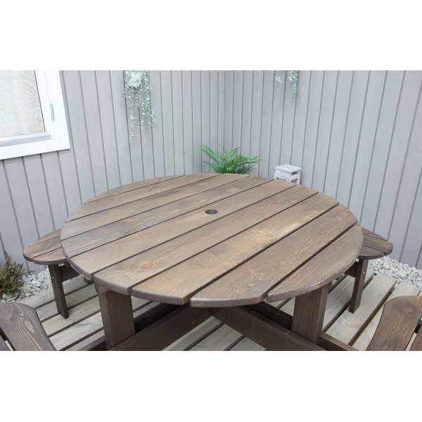 Ronda meubelgroep - Tuinbank & tafel in één - Bruin Ronda meubelgroep - Tuinbank & tafel in één - Bruin