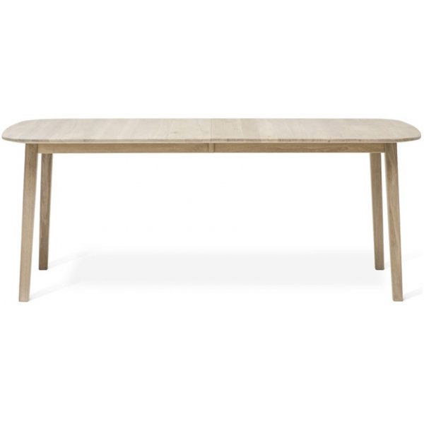 Torkelson Alice matbord 190-290 cm (2 st ilggsskivor) - Massiv vitoljad ek