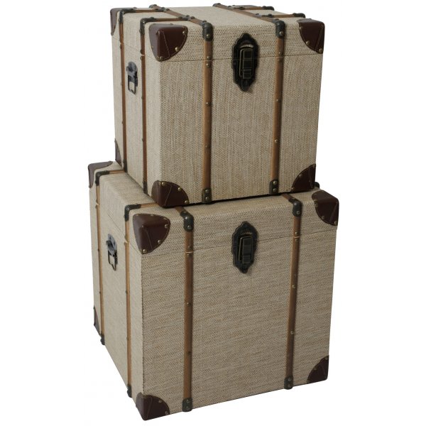 Louis koffert soffbord set - Vintage koffert