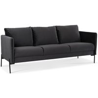 Kingsley 3-sits soffa - Antracit sammet Kingsley 3-sits soffa - Antracit sammet