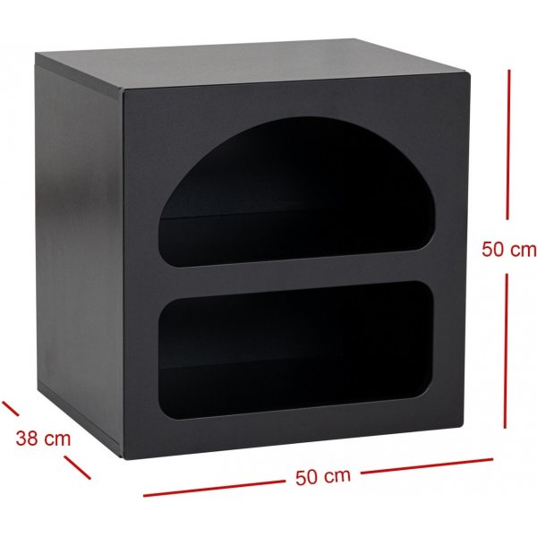 Table de chevet Liva - Noir Table de chevet Liva - Noir