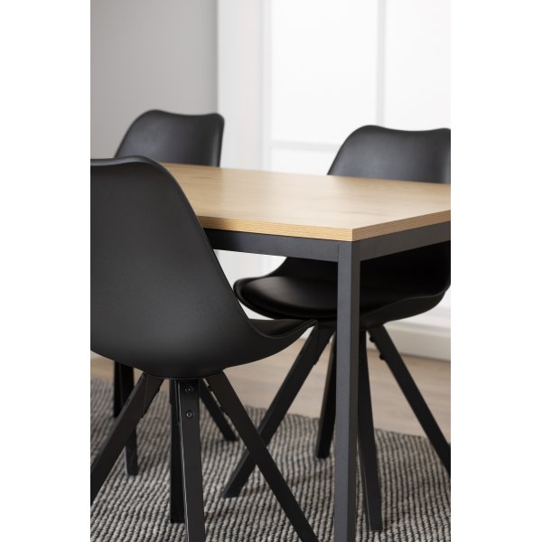 Dima matstol - Svart PU Dima matstol - Svart PU