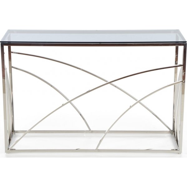 Table console Hibura 120x 40 cm - Argent
