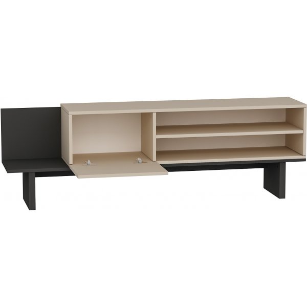 Meuble TV Frank - Beige/anthracite Meuble TV Frank - Beige/anthracite