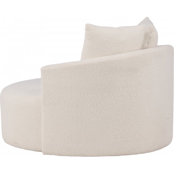 Canap 2 places Kelso - Teddy blanc