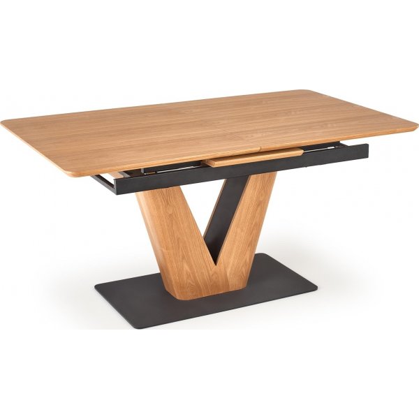 Tozzi matbord 160-200 x 90 cm - Ek/svart Tozzi matbord 160-200 x 90 cm - Ek/svart