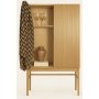Nova hgskp med lamellfronter H185 cm - Oljad ek