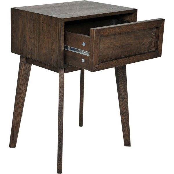 Isak nachtkastje - Bruin eikenfineer Isak nachtkastje - Bruin eikenfineer