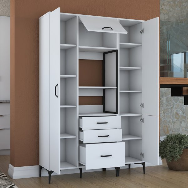 Armoire Jericho 118 - Blanc Armoire Jericho 118 - Blanc