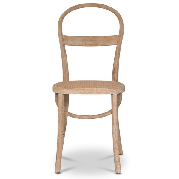 Danderyd No.16 stol - Vitpigmenterad ek/rotting Danderyd No.16 stol - Vitpigmenterad ek/rotting