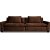 Gabby 4-sits soffa brun sammet