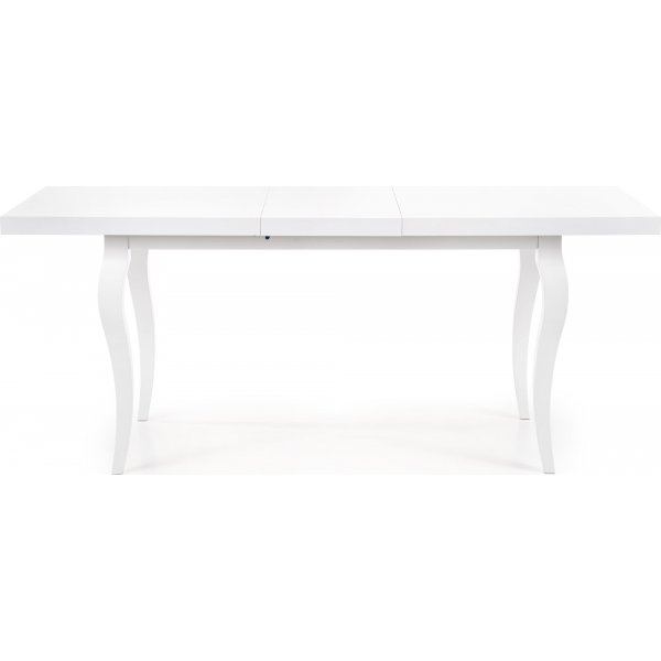 Ammie matbord 140-180 cm - Vit Hgglans