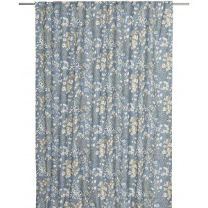 Rideau bois lot de 2 2 x 135 x 280 cm - Bleu gris